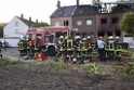 Feuer 2 Vollbrand Reihenhaus Roggendorf Berrischstr P019